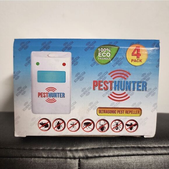 New Ultrasonic Pest Repeller | Best Repeller | Human and Pet Safe, 4pc - Picture 1 of 5